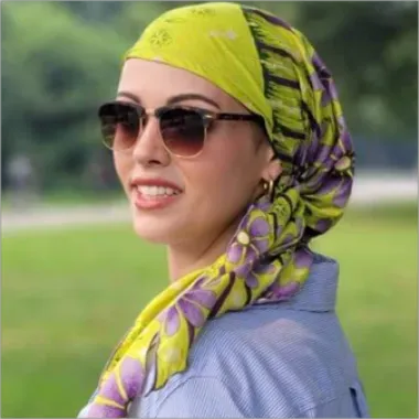 Baumwollschal für Haare